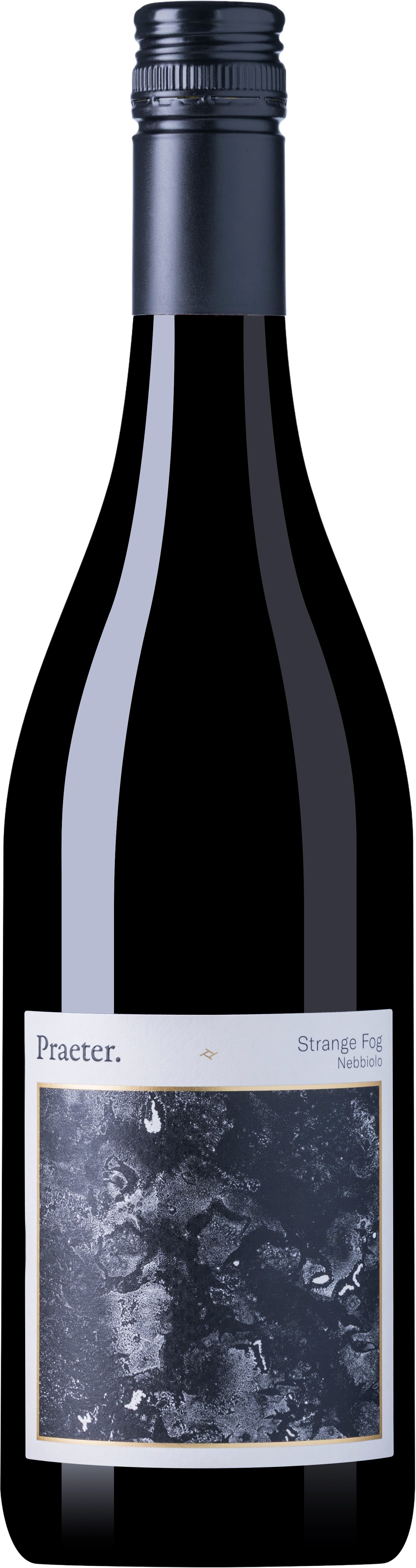 Praeter. Strange Fog Nebbiolo  2024 Pyrenees bottle